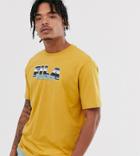 Fila Acer Logo T-shirt In Beige Exclusive At Asos