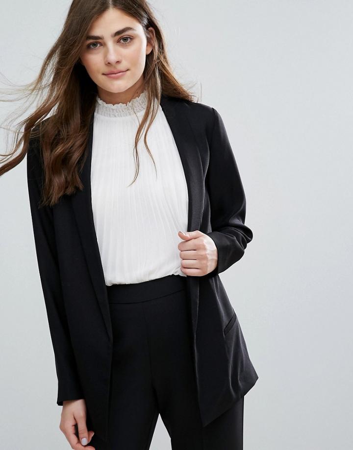 New Look Soft Touch Blazer - Black