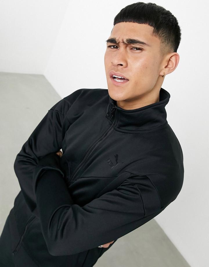 Puma Iconic Track Jacket In Black