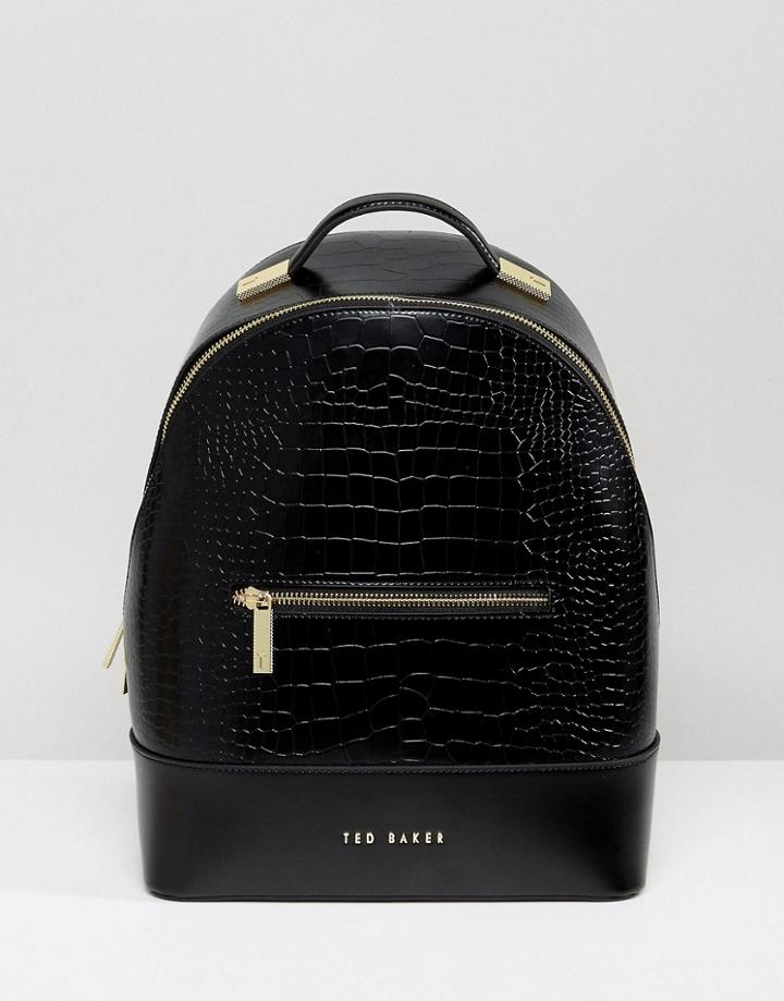 Ted Baker Exotic Detail Backpack - Black