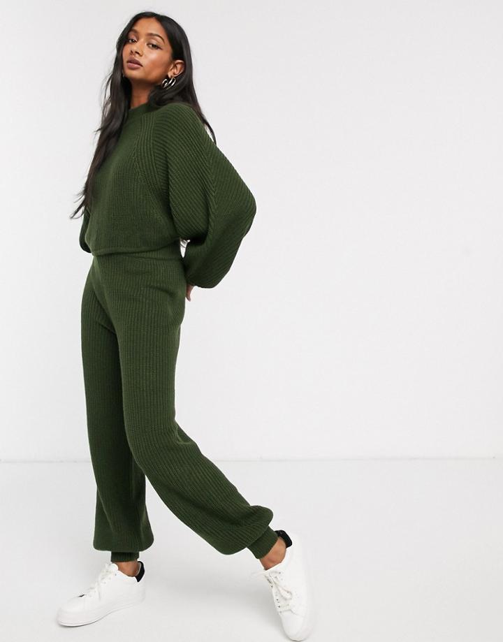 Micha Lounge Knitted Jogger Coord With Ribbed Cuff