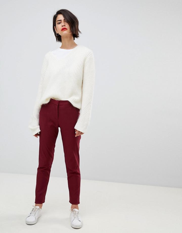 2ndday Stretch Skinny Pants-red