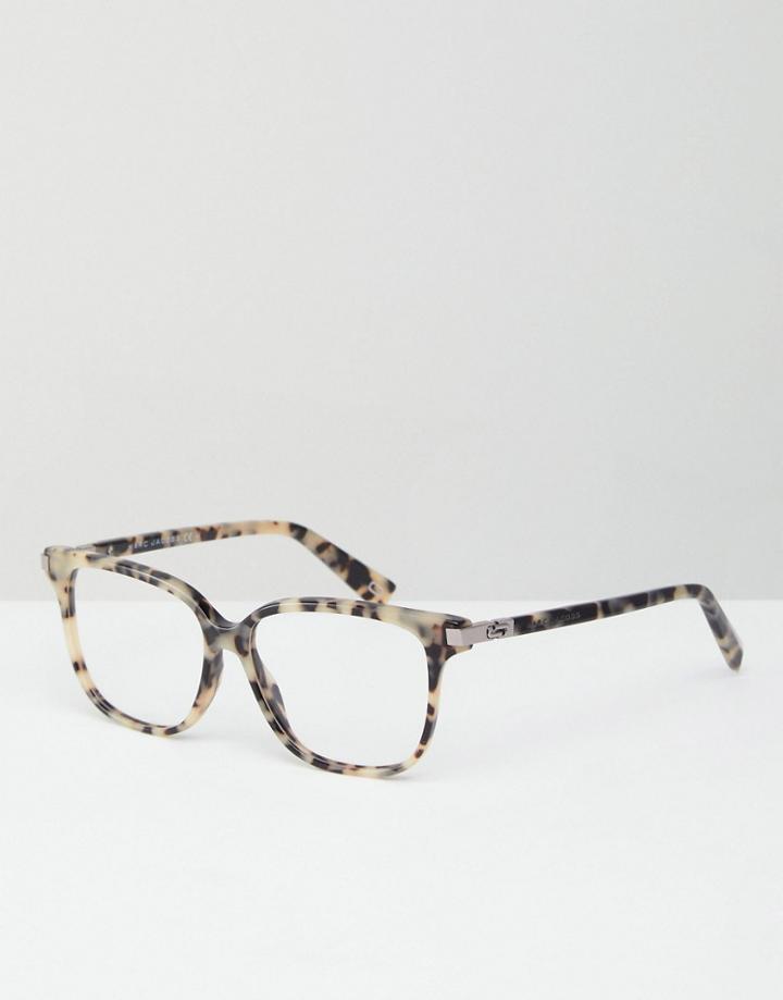 Marc Jacobs Tort Frame Clear Lens Glasses - Multi