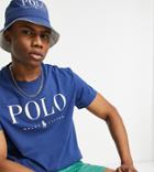 Polo Ralph Lauren X Asos Exclusive Collab T-shirt In Navy With Chest Logo