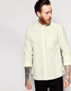 Ymc Shirt In Cotton Mix In Cream - Cream