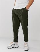 Bershka Pants In Khaki