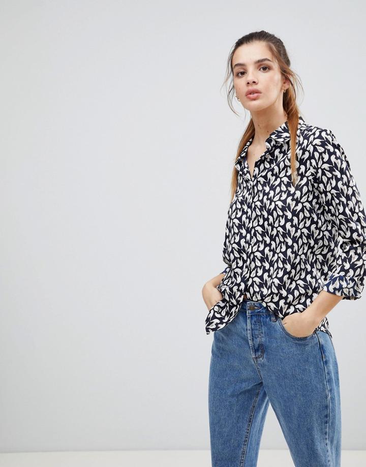 Brave Soul Birdie Shirt - Navy