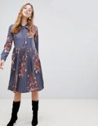 Vila Floral Shirt Dress - Multi