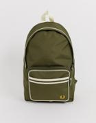 Fred Perry Twin Tipped Backpack In Green - Green