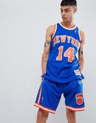 Mitchell & Ness Nba New York Knicks Swingman Vest - Blue