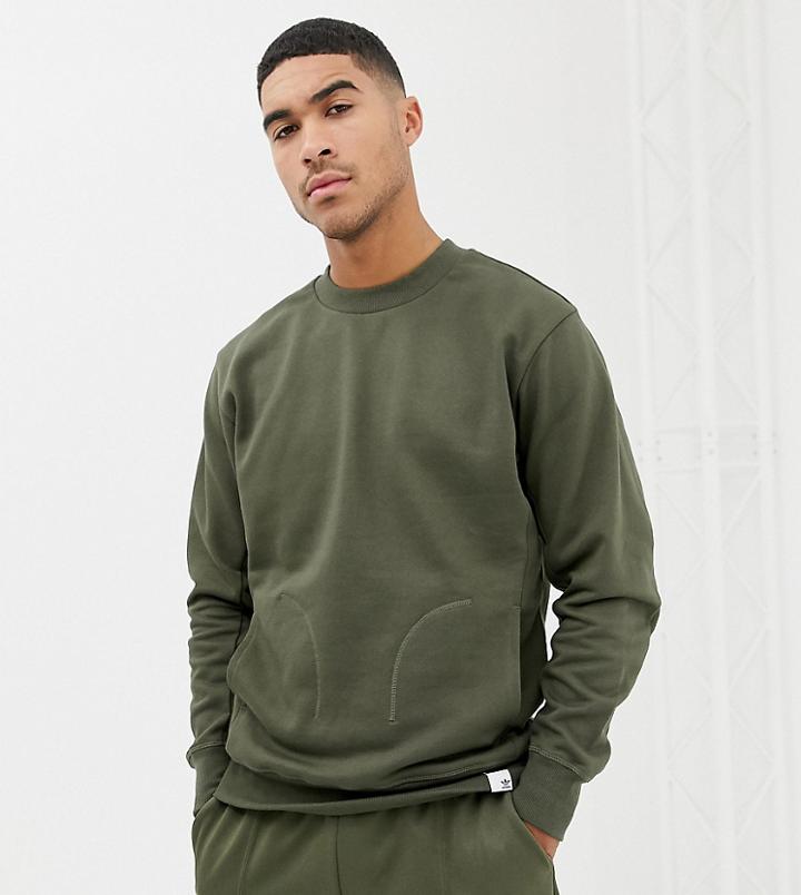 Adidas Originals Xbyo Top In Olive - Green
