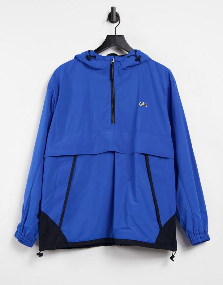 Lacoste Unisex Live Water-resistant Pullover Windbreaker-blues