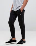 Armani Jeans Sweatpants In Slim Fit Waffle Jersey - Black