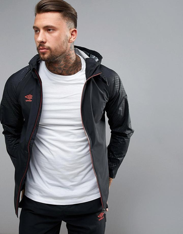 Umbro Ux Training Performance Jacket In Black - Black
