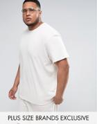 Puma Plus Waffle Oversized T-shirt In Gray Exclusive To Asos - Gray