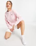 Levi's Crew Neck Tab Logo Sweatshirt In Pink