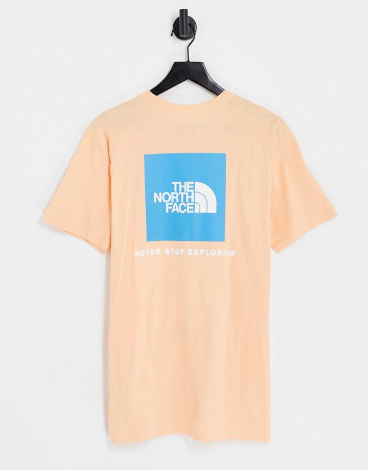 The North Face Red Box T-shirt In Beige-neutral