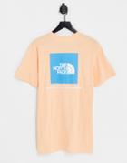 The North Face Red Box T-shirt In Beige-neutral