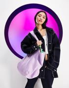 Asos Design Circular Design Organic Cotton Reversible Tote Bag In Abstract Floral Print-multi