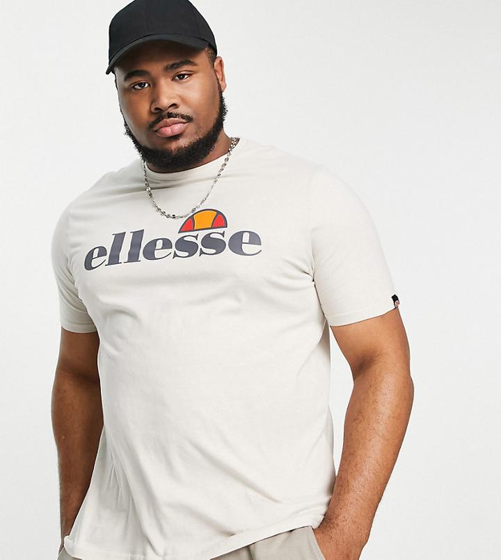 Ellesse Plus Prado T-shirt In Tan-neutral