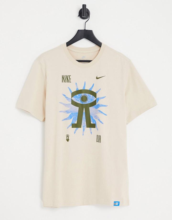 Nike Dna Graphic T-shirt In Sand-neutral