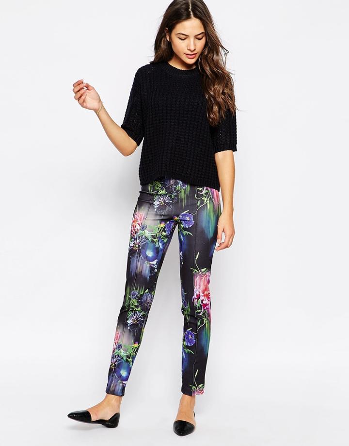 Y.a.s Floral Pants - All Over Print