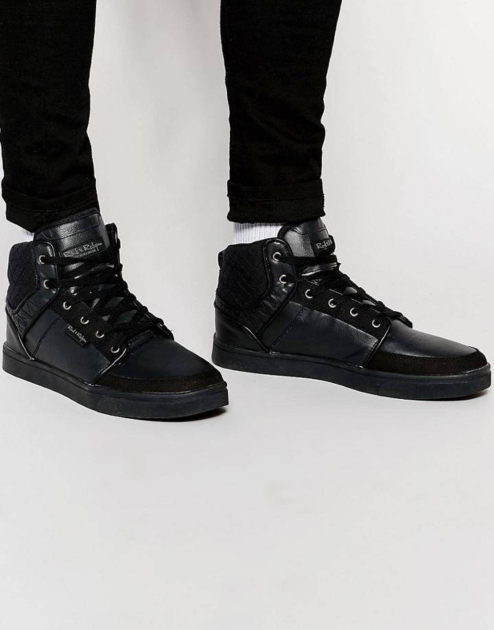 Rock & Religion Hi Top Sneakers - Black
