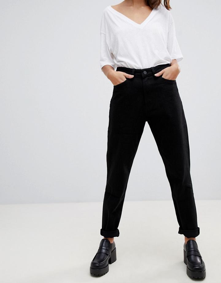 Waven Elsa Mom Jeans-black