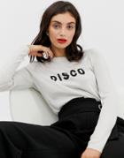 In Wear Vola Disco Cashmere Sparkle Blend Sweater - Cream
