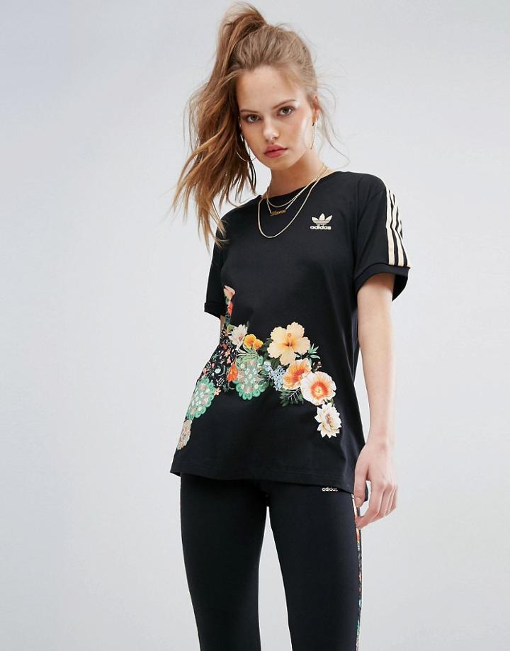 Adidas Originals X Farm Jardim Tee - Black