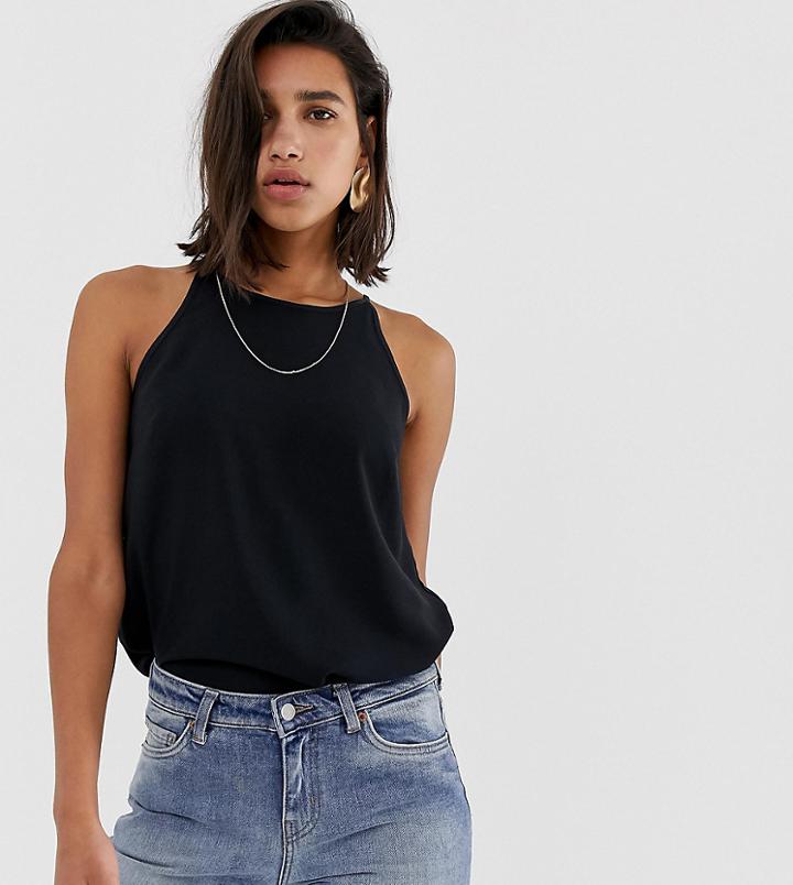 Warehouse Cami Top In Black - Black