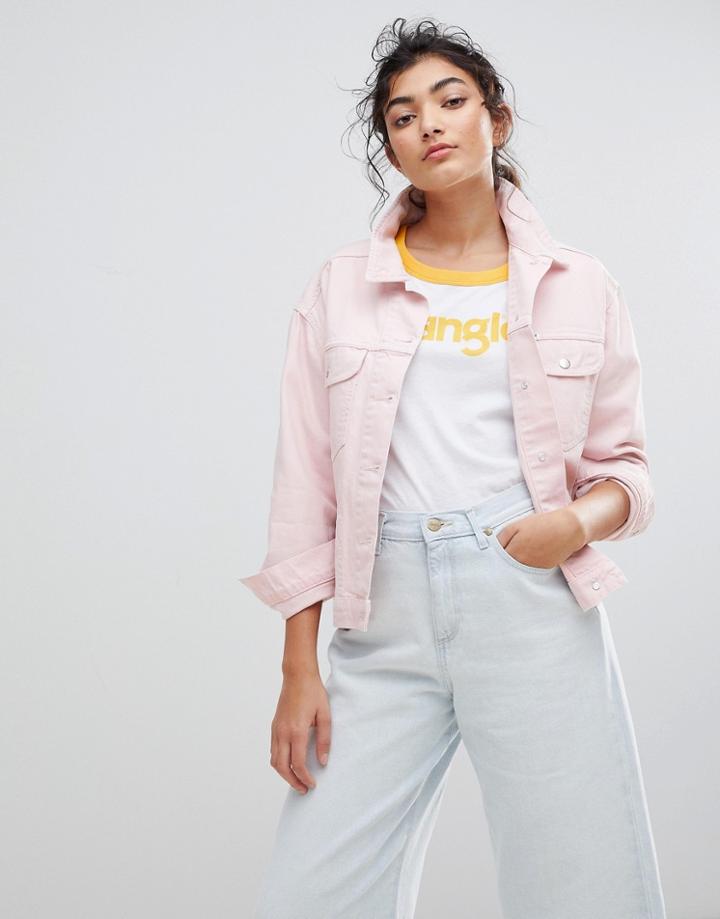 Wrangler Denim Trucker Jacket - Pink