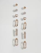 Aldo Multipack Stud Earrings - Gold