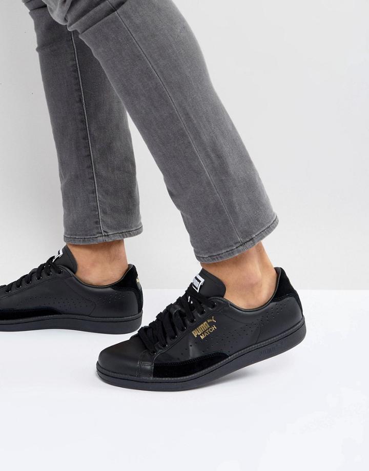 Puma Match Sneaker In Black - Black