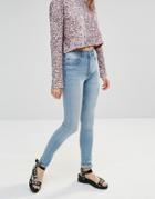 Cheap Monday Second Skin Skinny Jeans - Space Blue