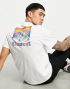 Element Kass Back Print T-shirt In White