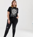 River Island Plus Amelie Skinny Jeans - Blue
