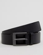Hugo By Hugo Boss Giole Leather Belt Black - Black