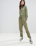 Frnch Utility Jumpsuit - Green