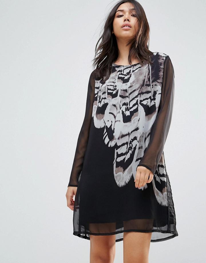 Religion Soar Dress - Black
