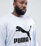Puma Plus Vintage Toweling Logo Sweatshirt - Gray