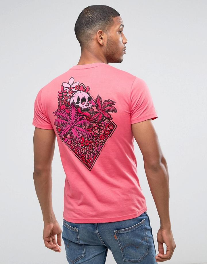 Friend Or Faux Harmison Back Print T-shirt - Orange