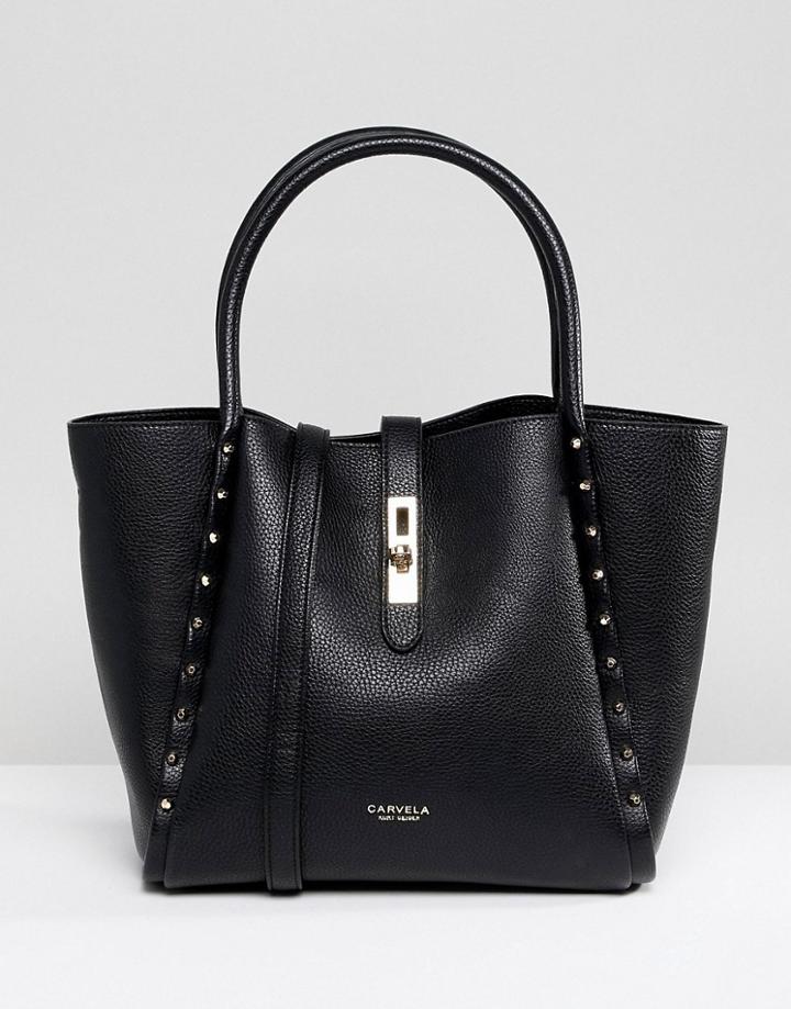 Carvela Studded Soft Tote Bag - Black