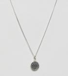 Katie Mullally American Coin Necklace In Sterling Silver - Silver