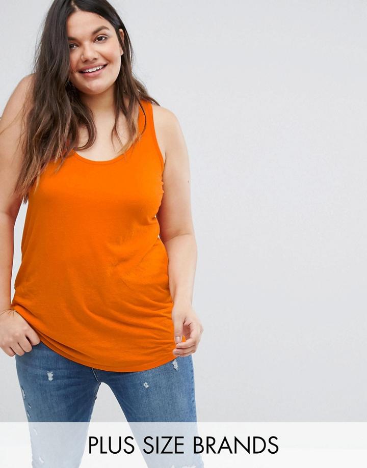 New Look Plus Tank Top - Orange