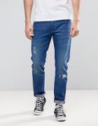 Pepe Hatch Slim Fit Jean Tru Blu Wash - Blue