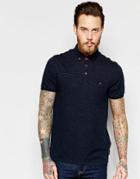 Ted Baker Pin Dot Polo Shirt - Blue