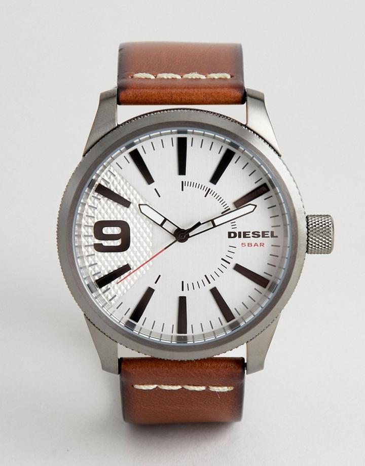 Diesel Men's Leather Watch - Brown