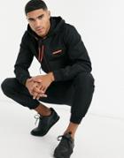Armani Ea7 Ventus 7 Contrast Logo Shell Tracksuit In Black