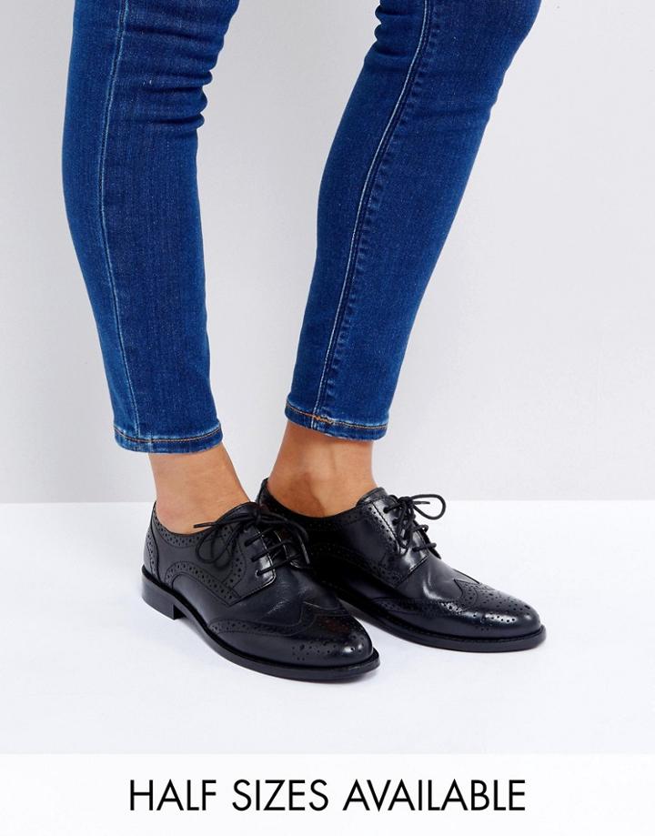 Asos Mojito Leather Brogues - Black